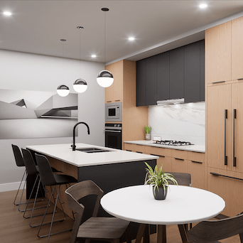 KITCHEN At the heart of the home, get ready to acook and dine in style.